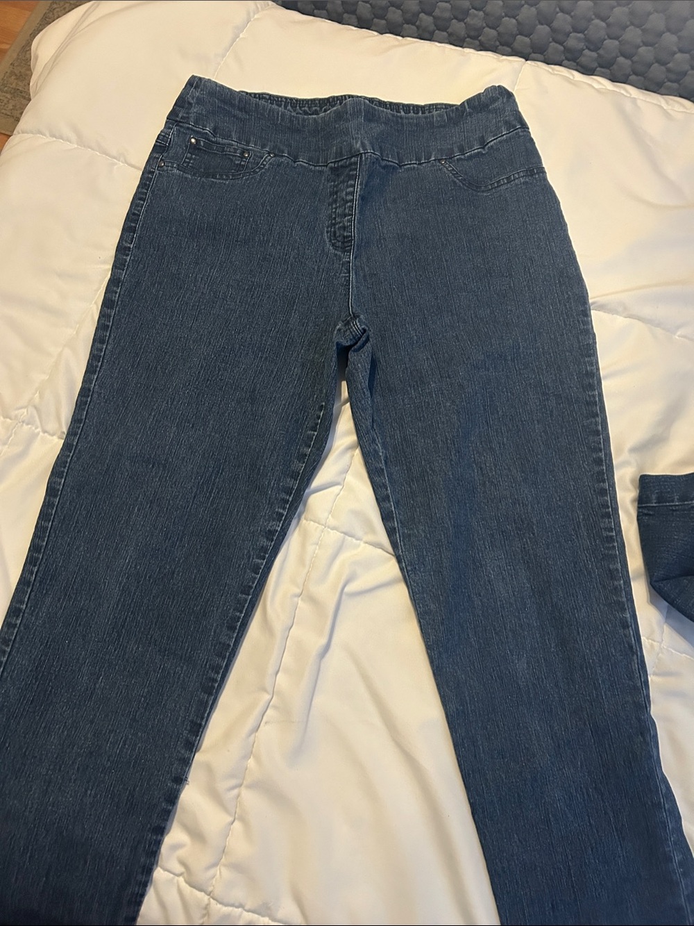 Ruby Rd. Dark Blue Pull-On jeans